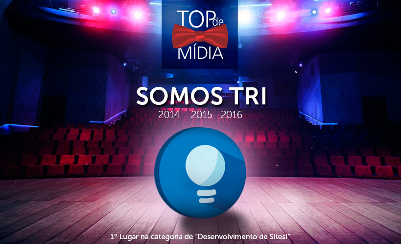 Idealize Tecnologia - Idealize Tecnologia foi destaque no TOP de Mídia 2016! 1º lugar na Categoria de Desenvolvimento de Sites