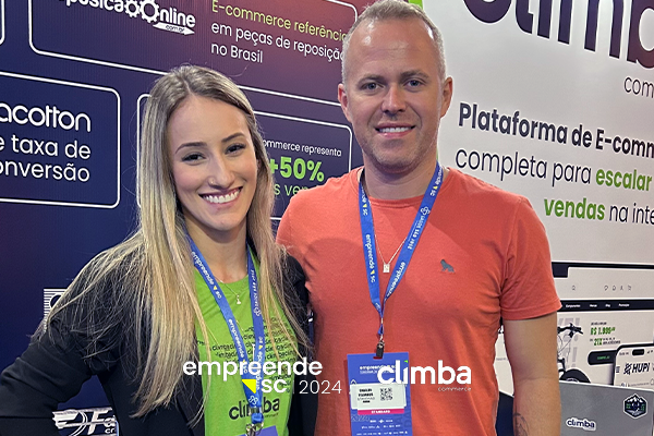 Cliente Stand Climba no Empreende SC 2024