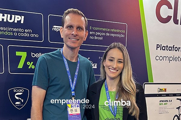 Cliente Stand Climba no Empreende SC 2024