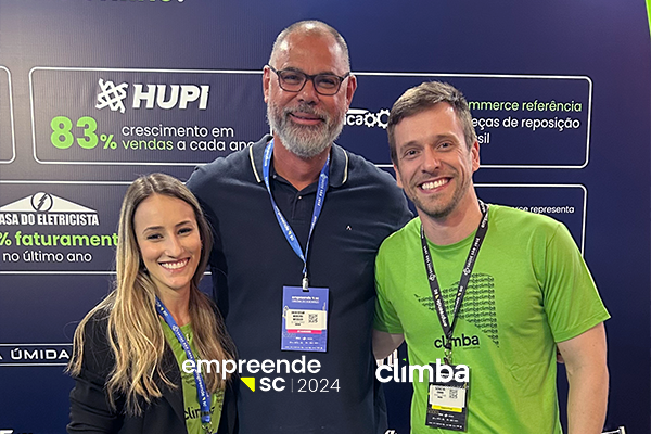 Cliente Stand Climba no Empreende SC 2024